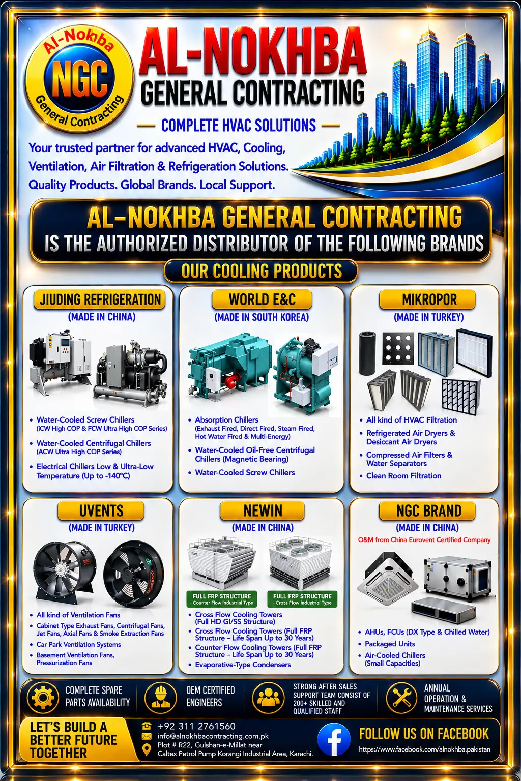 Authorized HVAC brands