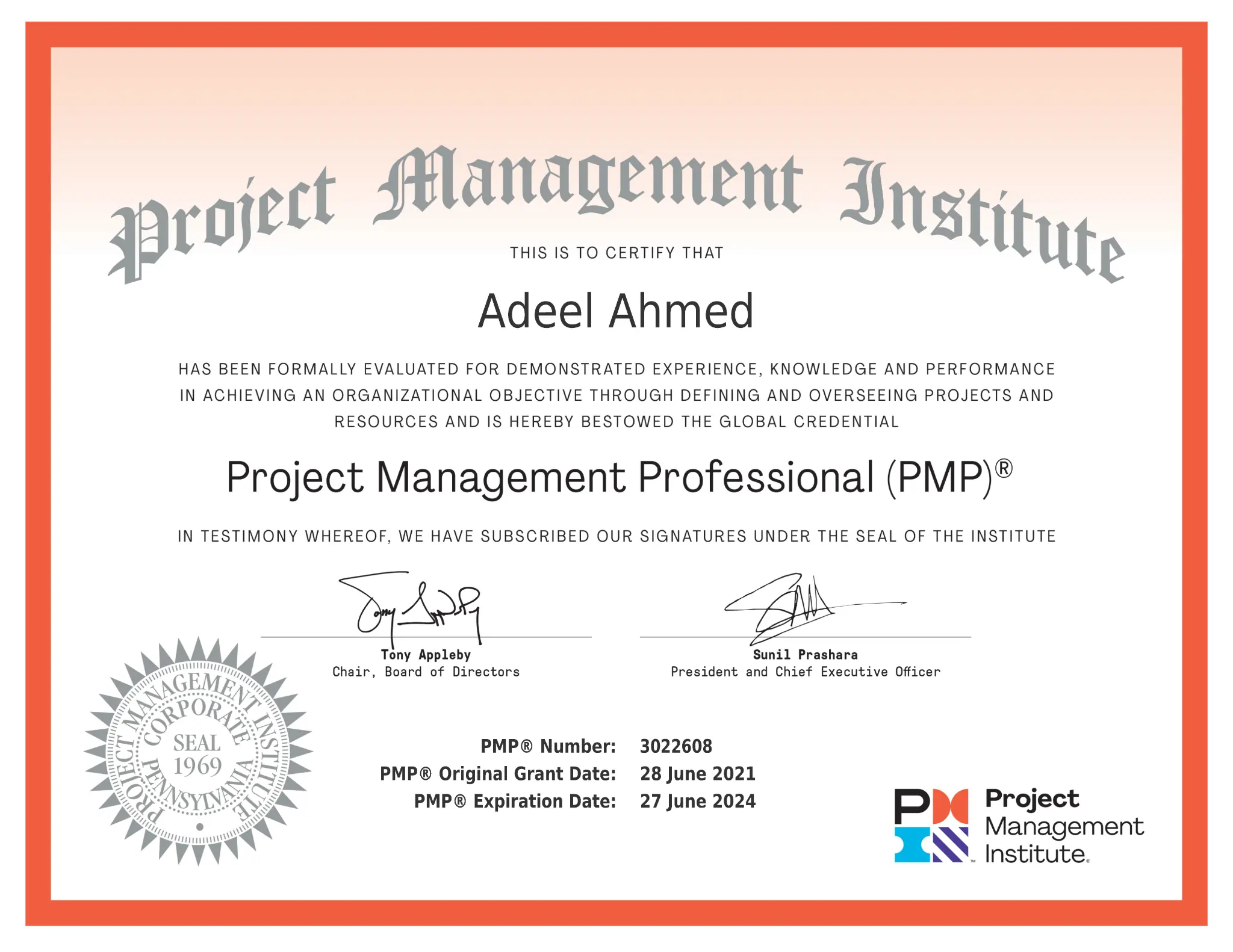 PMP Certification